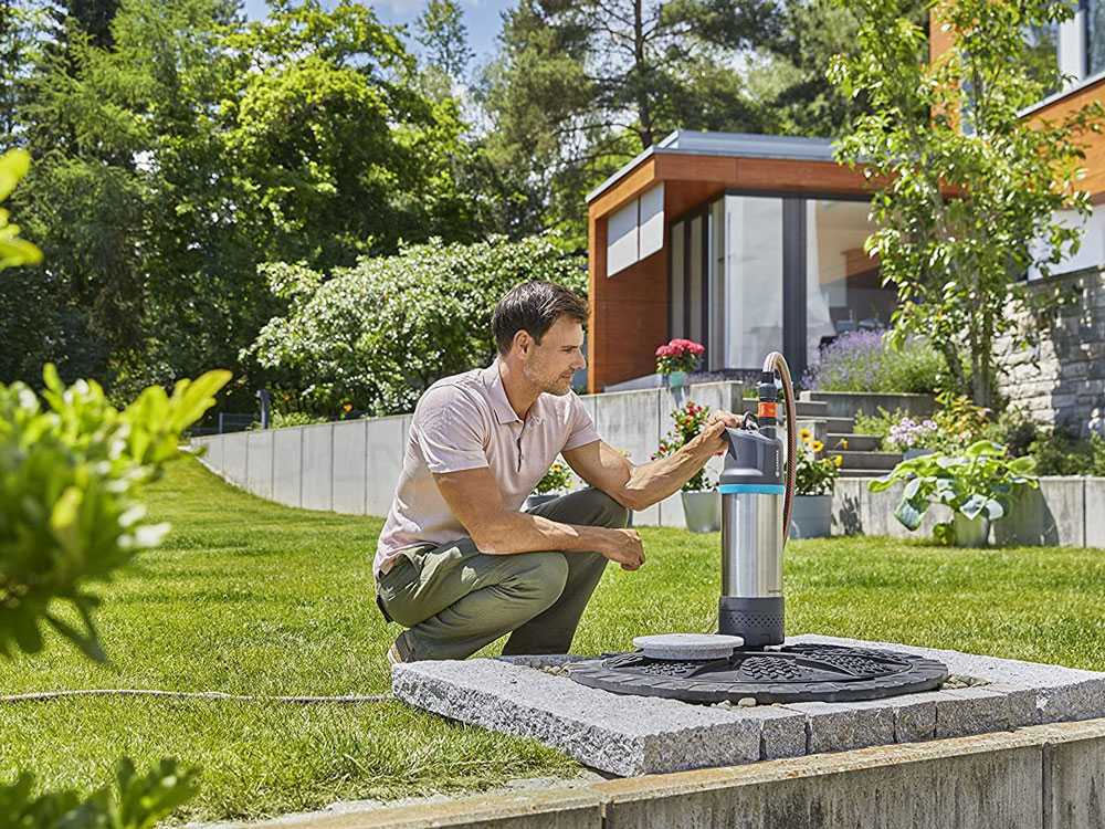 Tauchdruckpumpe Gardena 6100/5 inox automatic - 4,7 Bar - für klares Wasser – Bild 3