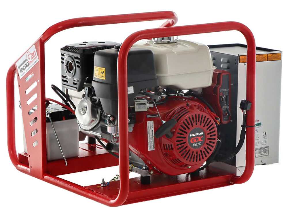 TecnoGen H8000 E/A - Benzin-Stromerzeuger 5.8 kW - Dauerleistung 5.2 kW - 230V + ATS – Bild 3