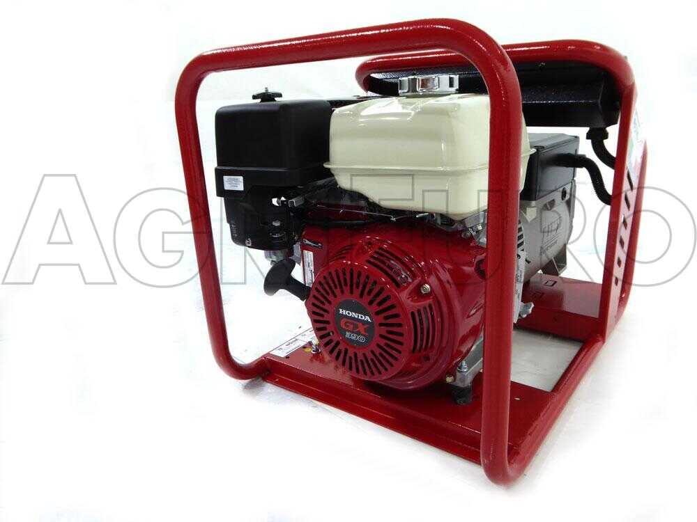 TecnoGen H8000T AVR - Benzin-Stromerzeuger mit AVR-Regelung 6 kW - Dauerleistung 5.4 kW - 400V – Bild 4