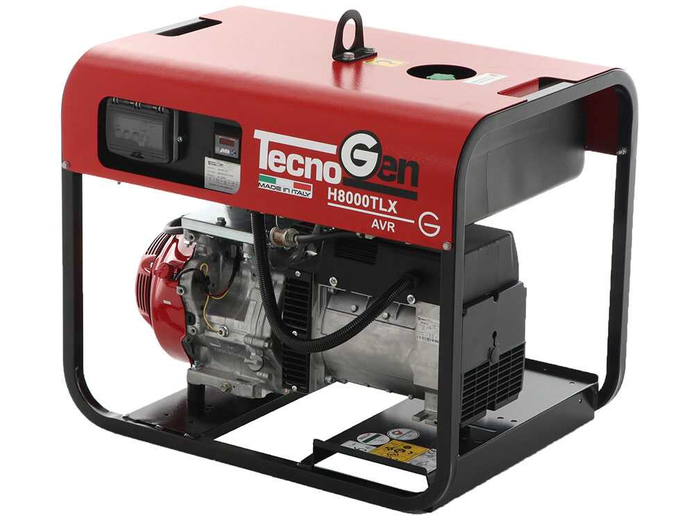 TecnoGen H8000TLX - Benzin- Stromerzeuger 6 kW - Dauerleistung 5.4 kW - 400V – Bild 3