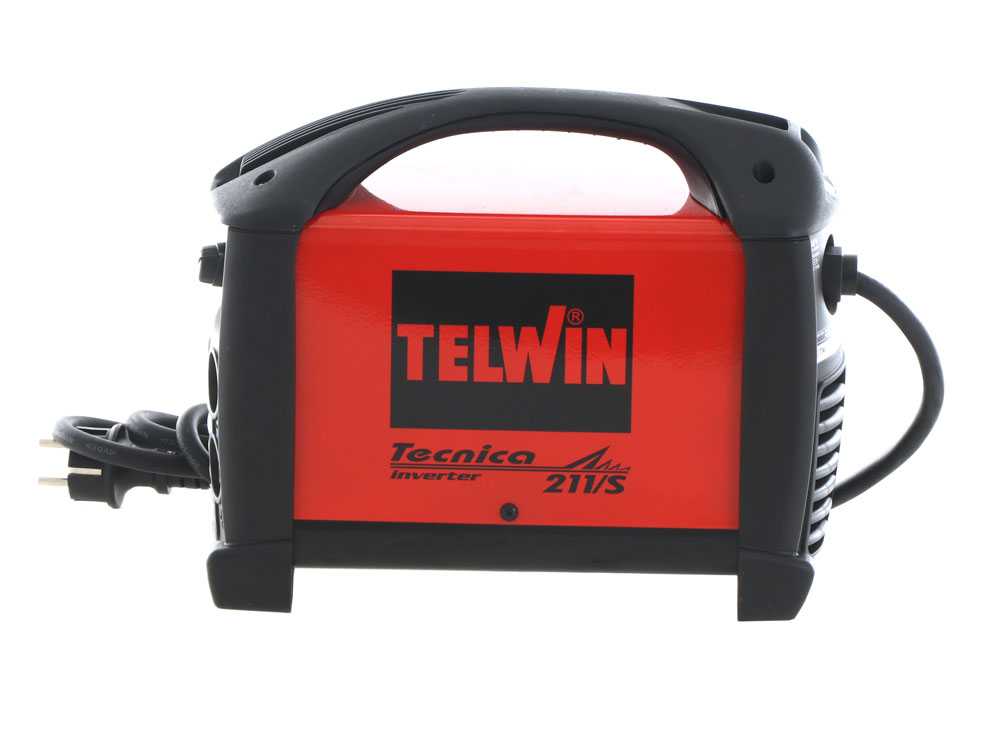 Telwin 211S ACX - Inverter Schweißgerät Elektrode und TIG mit Gleichstrom - 180 A – Bild 3