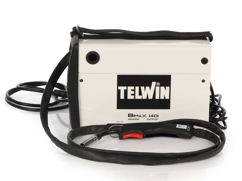 Telwin Bimax 140i Synergic - Inverter Drahtschweißgerät FLUX (no GAS), Gleichstrom (DC) – Bild 4