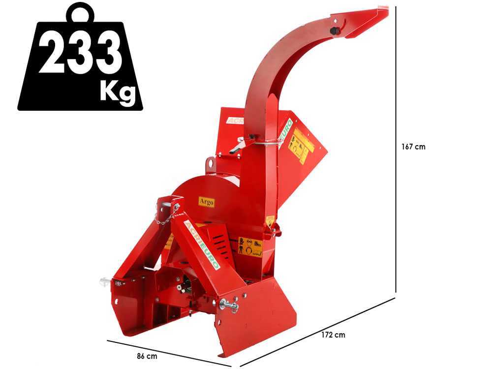 Top Line Argo 3P - Häcksler für Traktoren - Schnittdurchmesser 100 mm