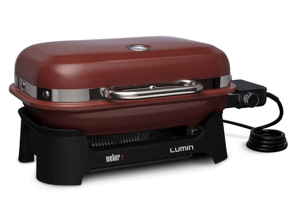 Weber Lumin Compact Red - tragbarer Elektrogrill – Bild 4