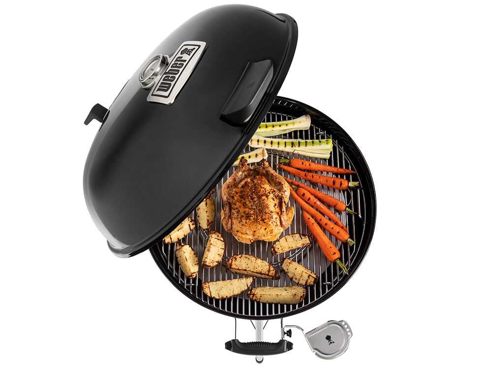 Weber Master Touch Premium E-5770 BLK Holzkohlegrill - Abmessungen des Grillrosts 57 cm – Bild 3