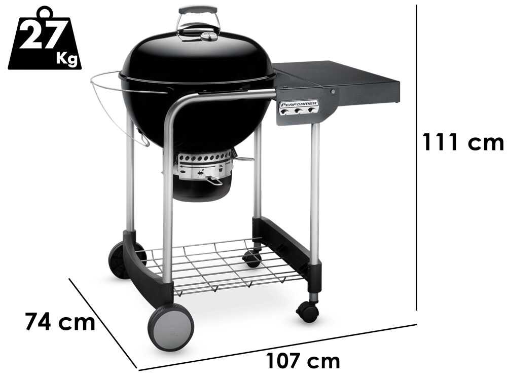 Weber Performer GBS - Holzkohlegrill - Durchmesser Grillrost 57 cm