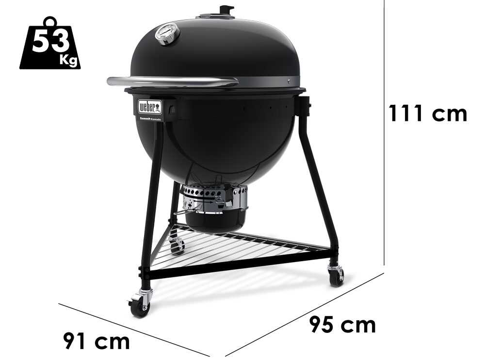 Weber Summit Kamado E6 - Kohlegrill - Durchmesser des Grillrosts 61 cm