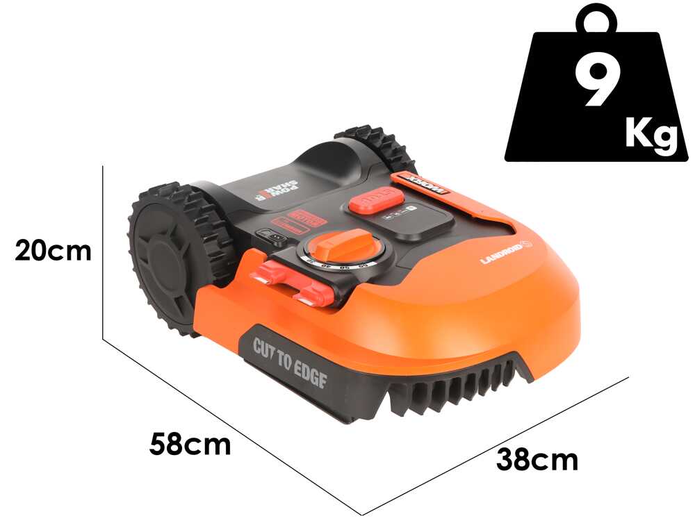 Worx Landroid S250 WR168E - Mähroboter - Mit Begrenzungskabel