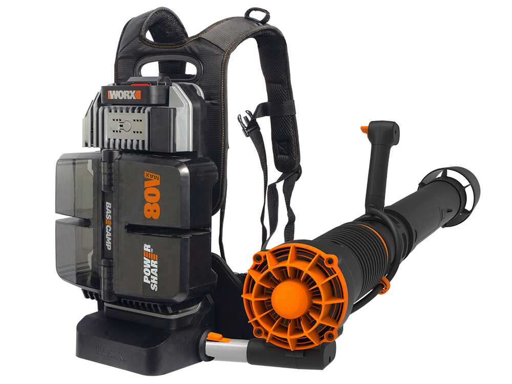 Worx Nitro WG572E - Rückentragbarer Akku-Laubbläser - 4x20V/4Ah – Bild 3