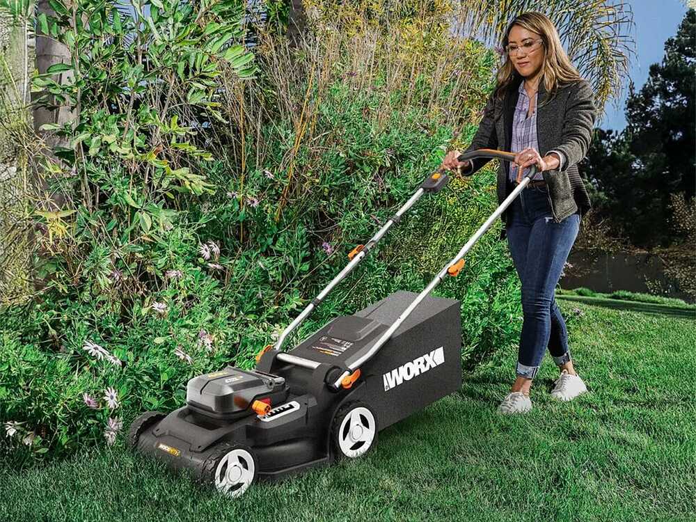 Worx Nitro WG745E - Akku-Rasenmäher - 2x20V/4Ah - Schnittbreite 41cm