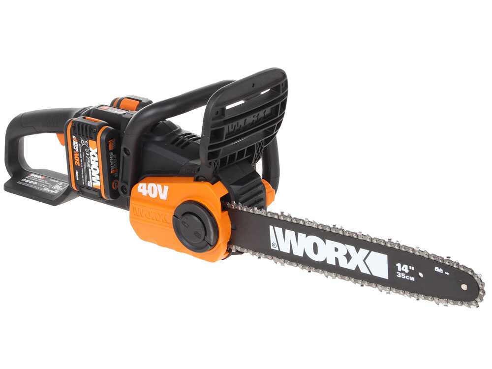 WORX WG384E - Batteriebetriebene Elektrosäge 2x 20V - 2Ah - Schwert 35 cm – Bild 3