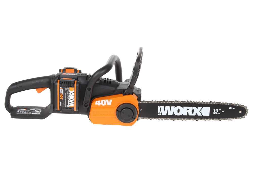 WORX WG384E - Batteriebetriebene Elektrosäge 2x 20V - 2Ah - Schwert 35 cm – Bild 4