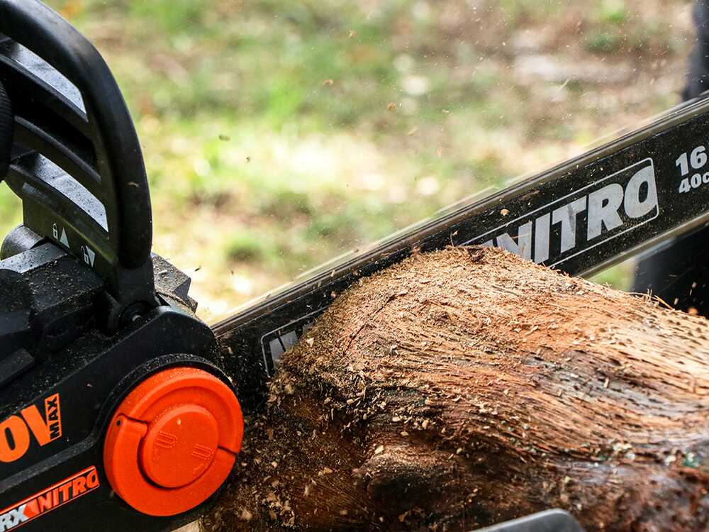 WORX WG385E NITRO - Akku-Astkettensäge - 2x20V/4Ah - Schwert 40 cm – Bild 3